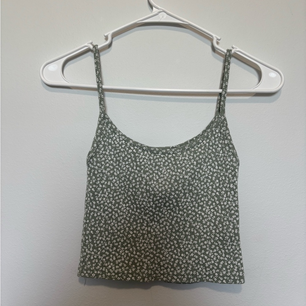 Floral Green Women's Top
